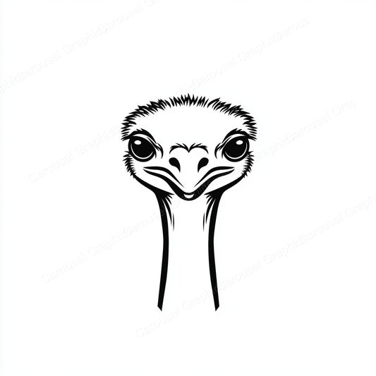 Ostrich Vector Graphic preview