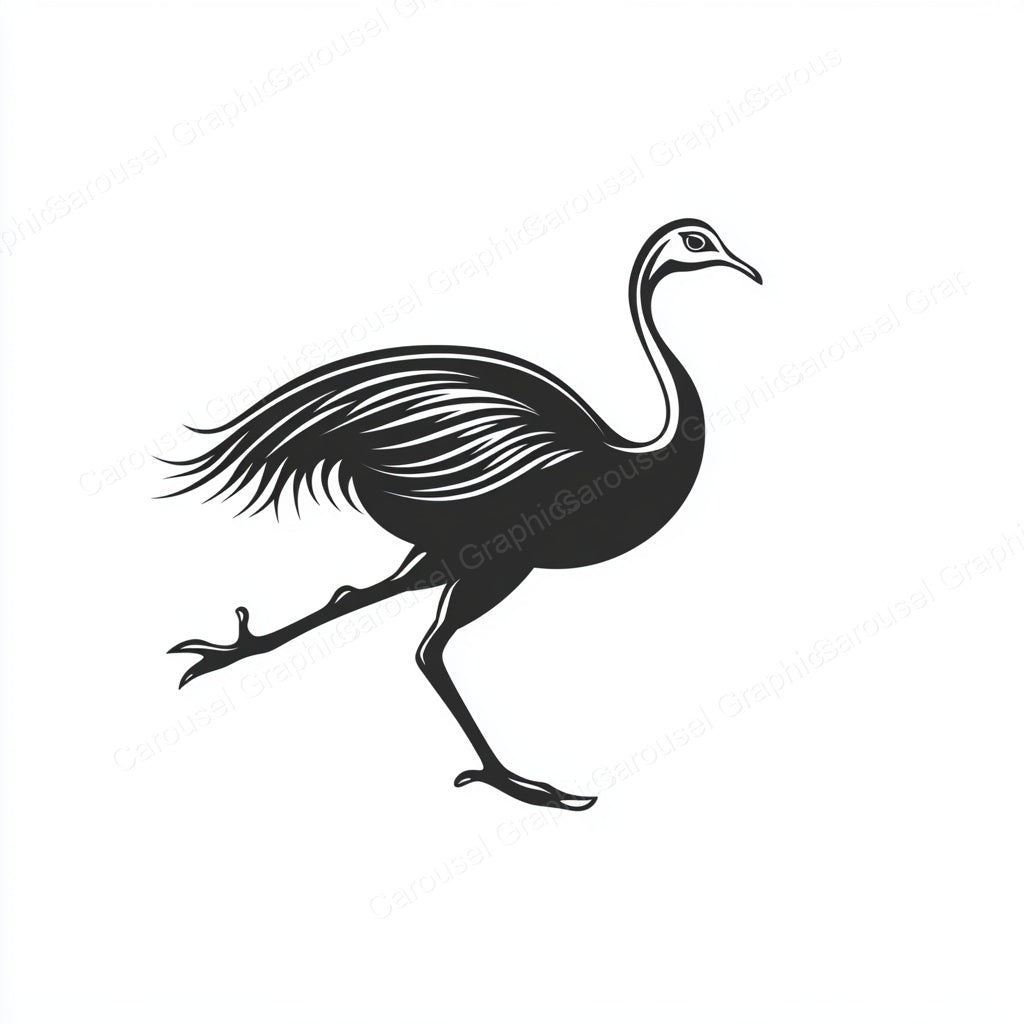 Ostrich Vector Graphic preview