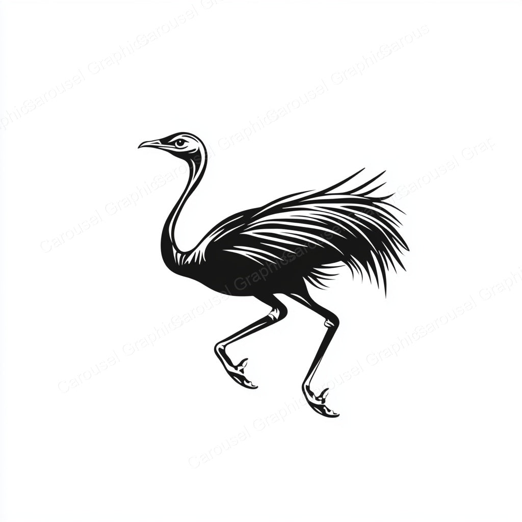 Ostrich Vector Graphic preview