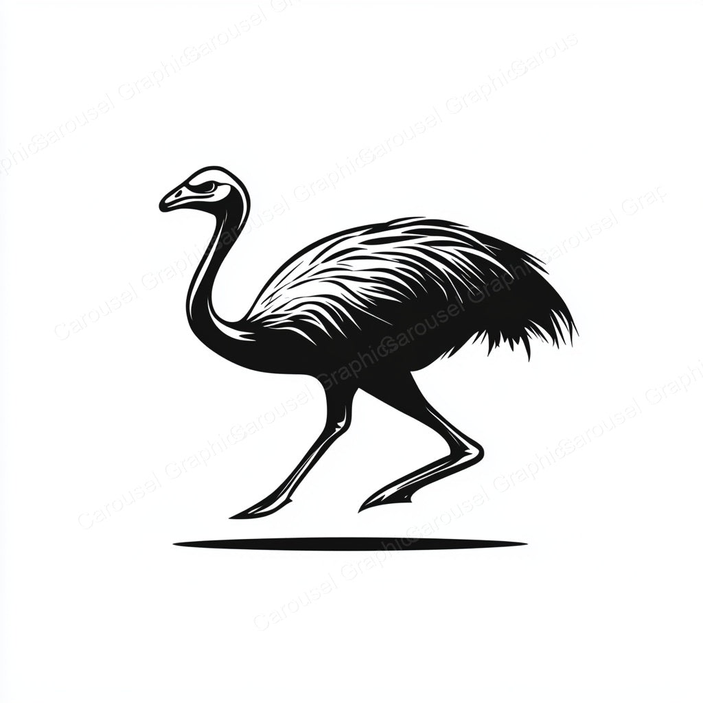 Ostrich Vector Graphic preview