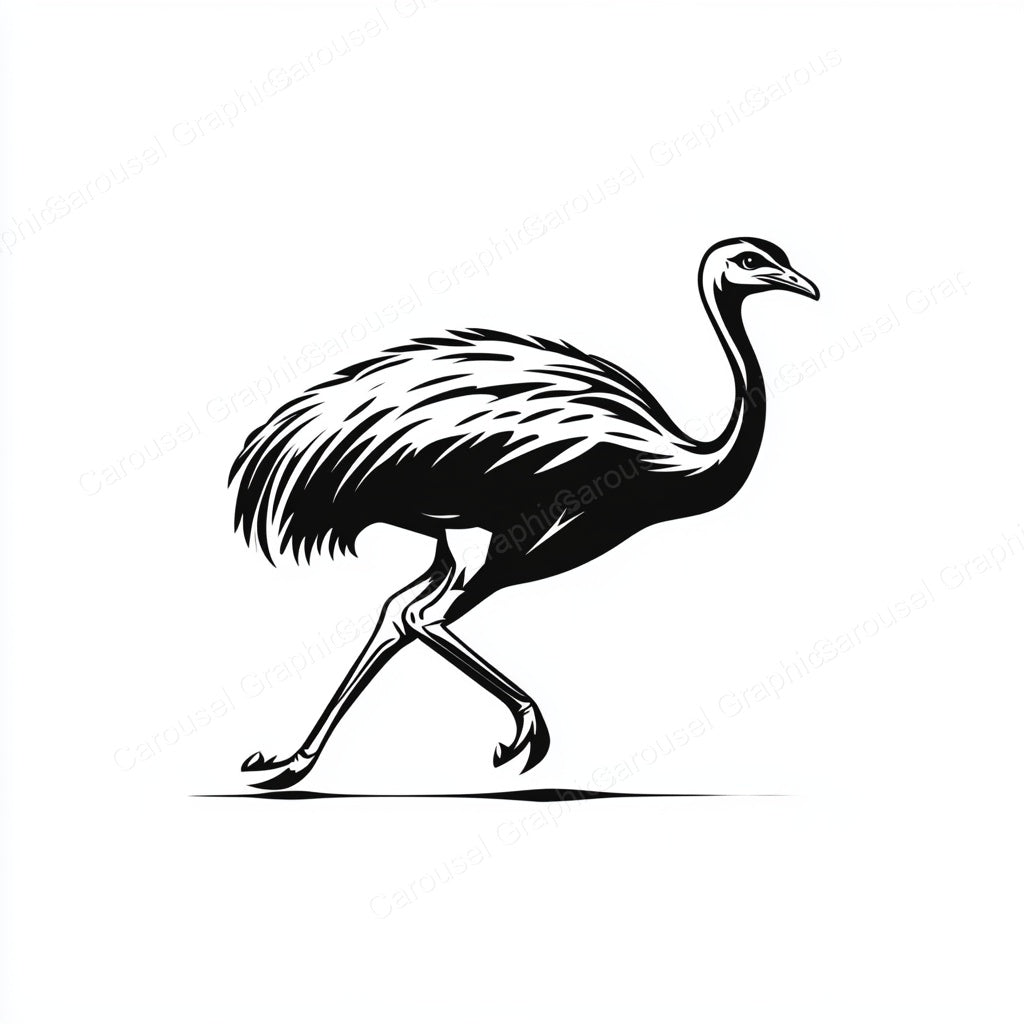 Ostrich Vector Graphic preview