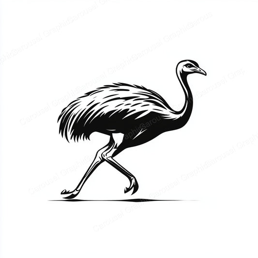 Ostrich Vector Graphic preview