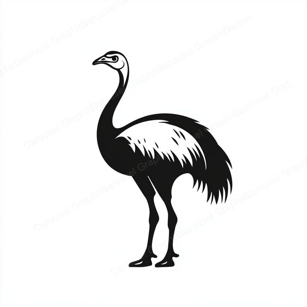 Ostrich Vector Graphic preview
