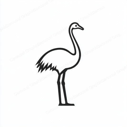 Ostrich Vector Graphic preview