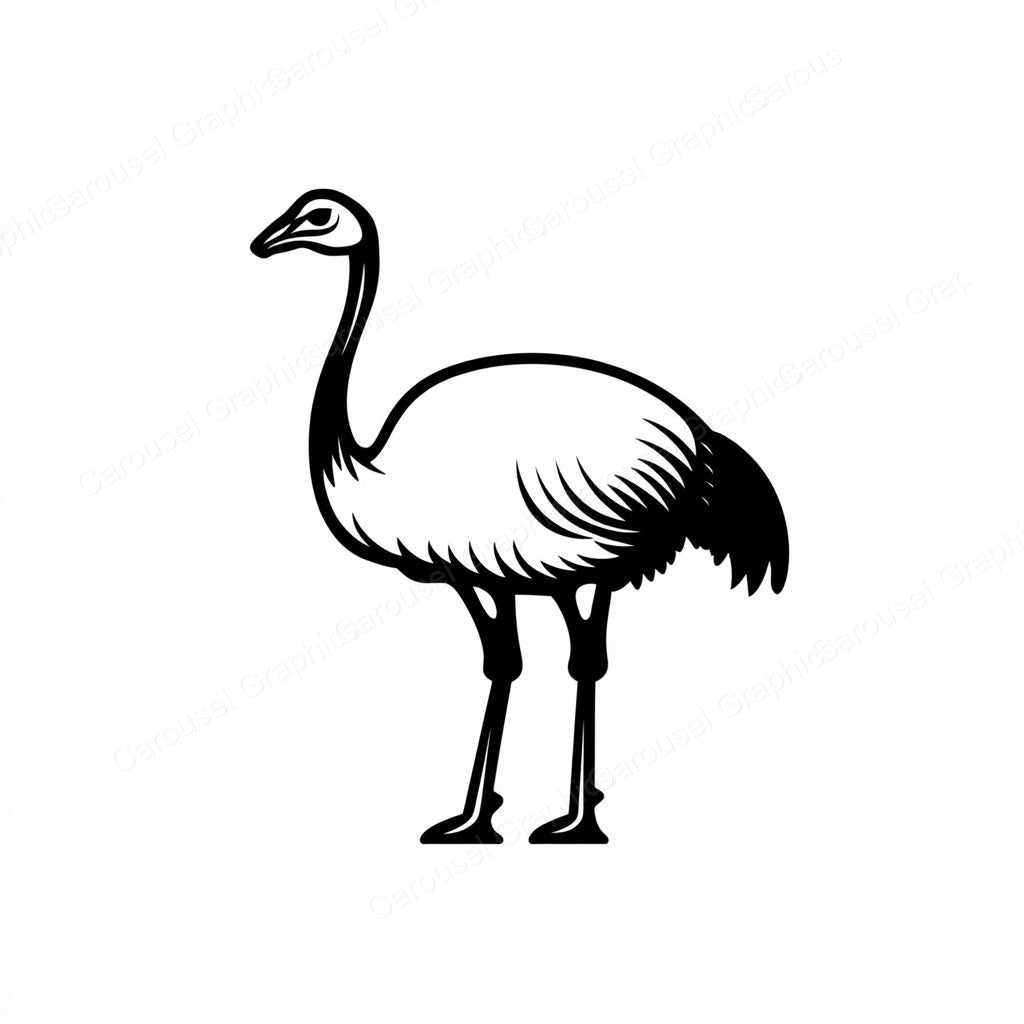 Ostrich Vector Graphic preview
