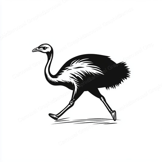 Ostrich Vector Graphic preview