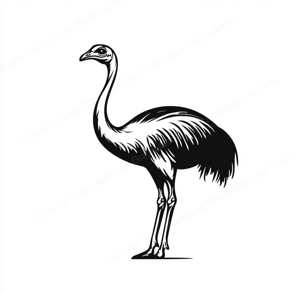 Ostrich Vector Graphic preview