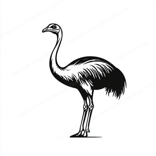Ostrich Vector Graphic preview
