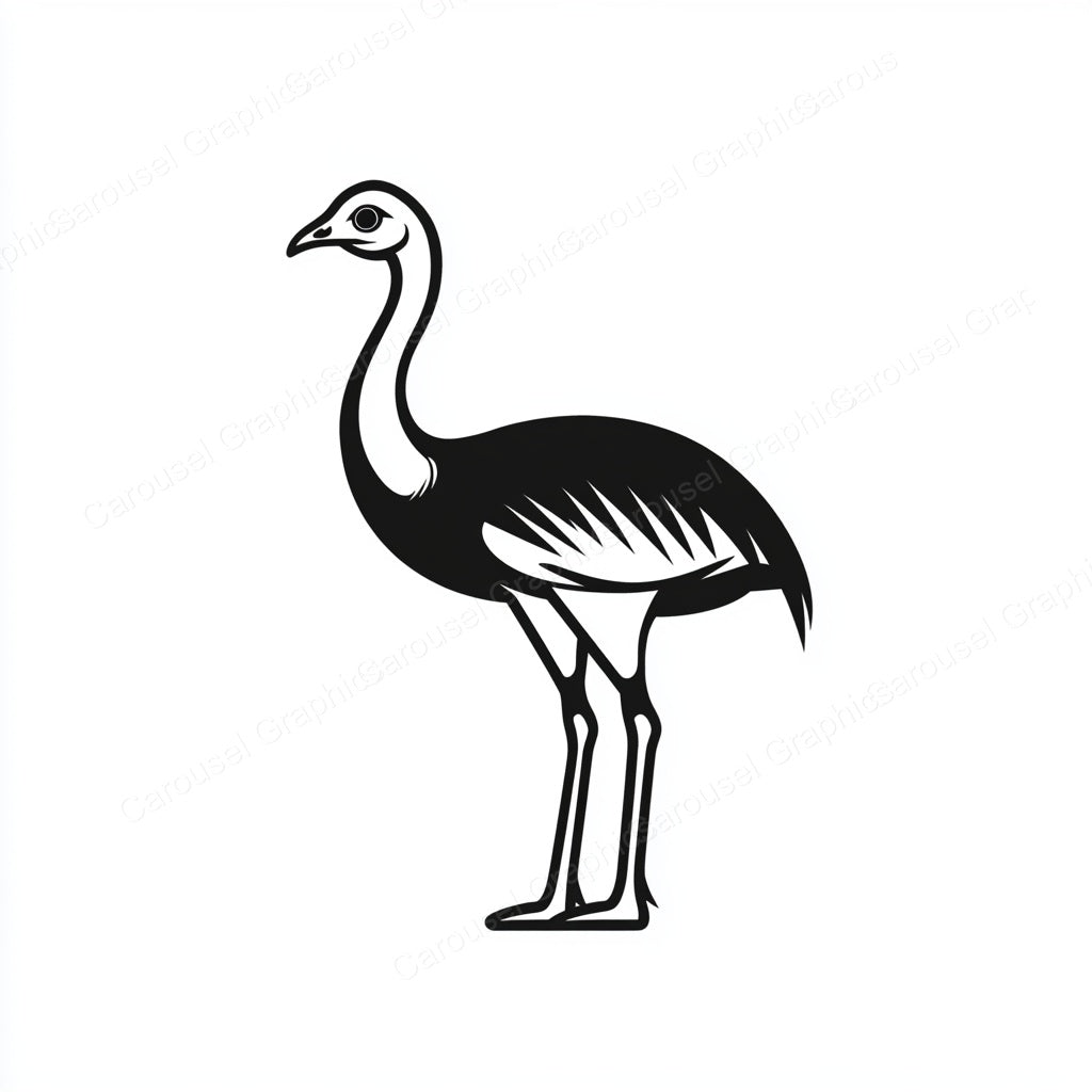 Ostrich Vector Graphic preview