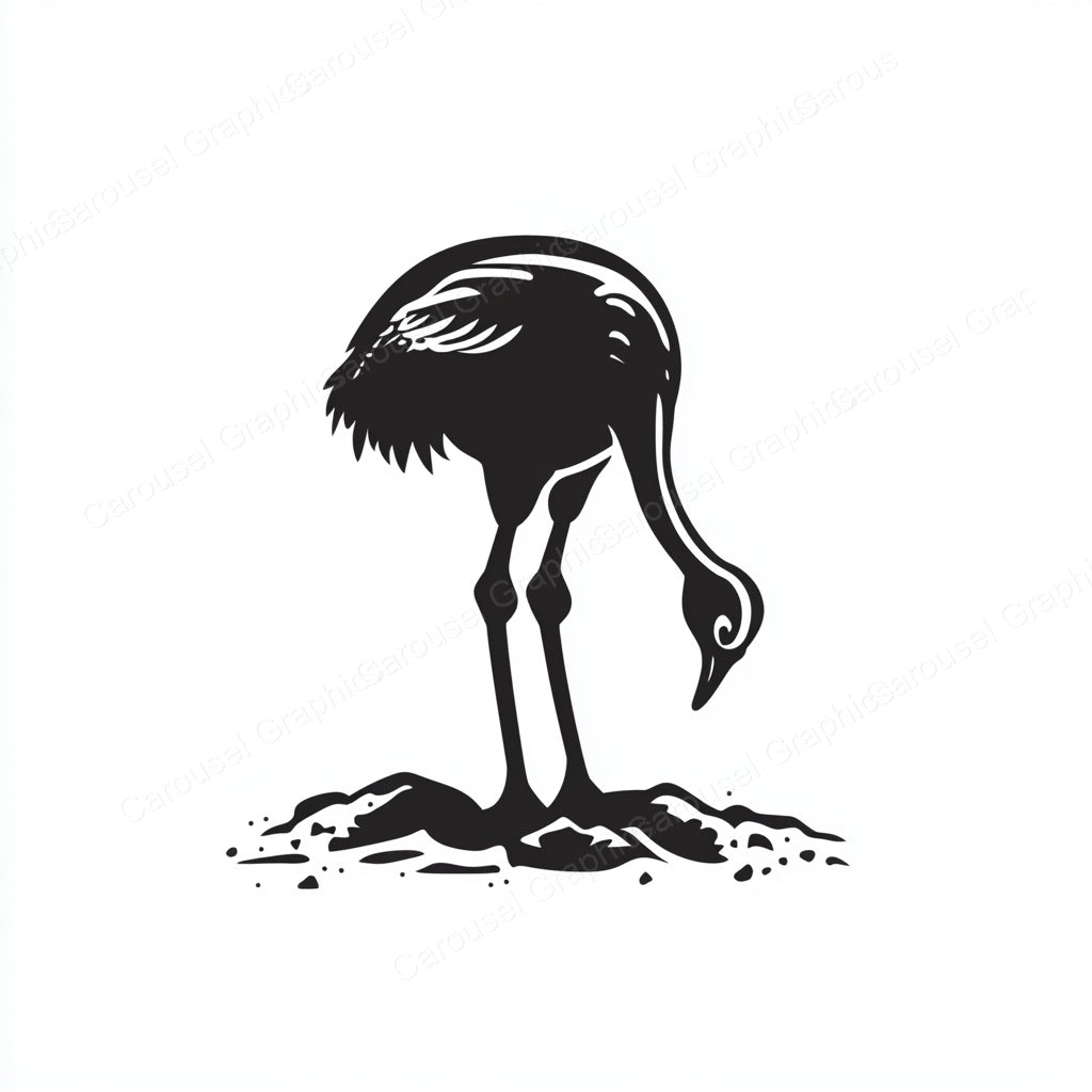 Ostrich Vector Graphic preview