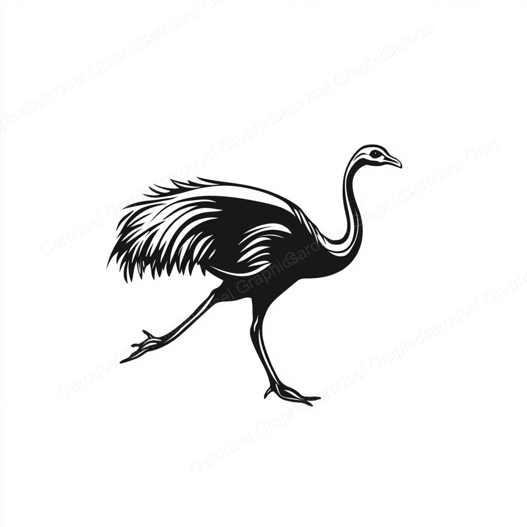 Ostrich Vector Graphic preview