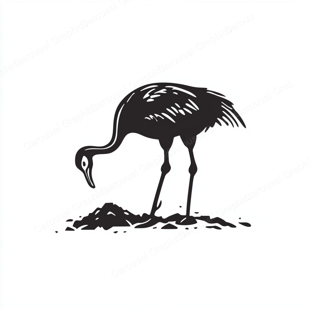 Ostrich Vector Graphic preview