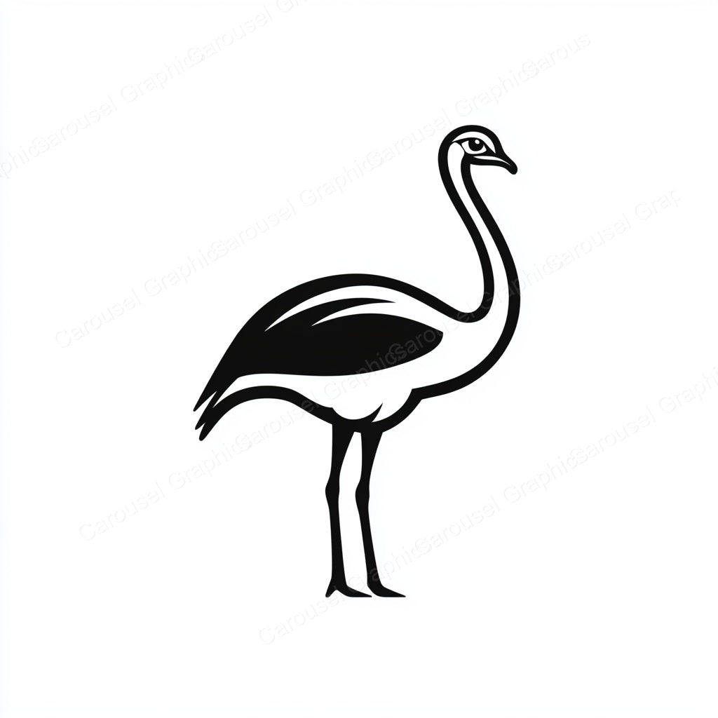 Ostrich Vector Graphic preview