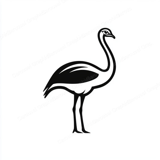 Ostrich Vector Graphic preview