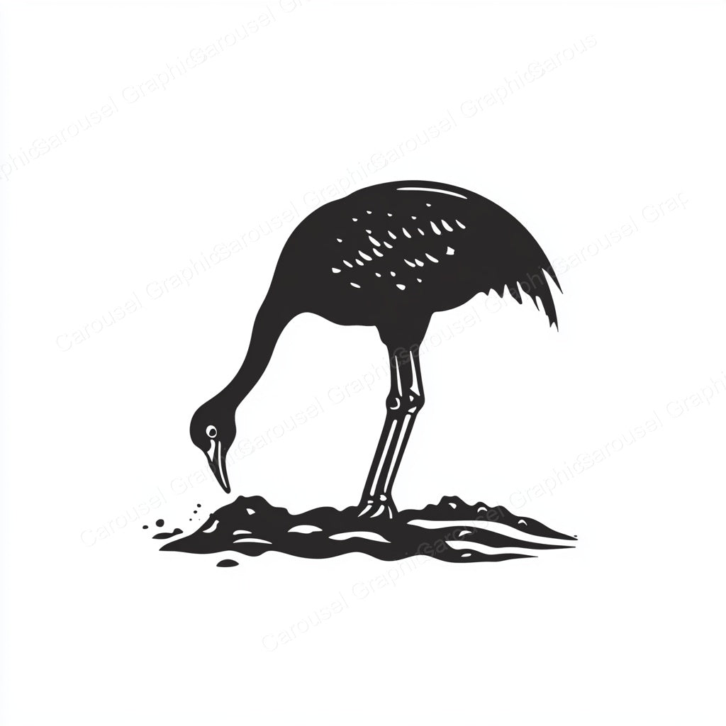 Ostrich Vector Graphic preview