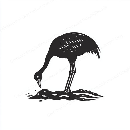 Ostrich Vector Graphic preview