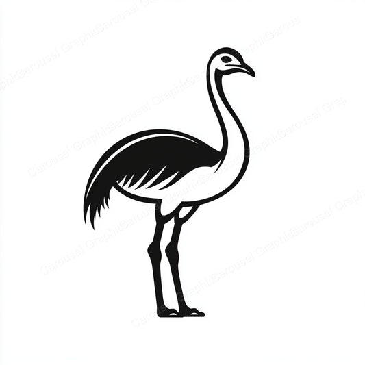 Ostrich Vector Graphic preview