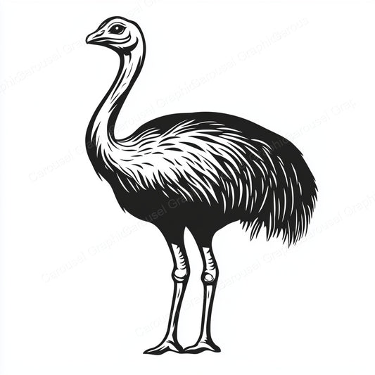 Ostrich Vector Graphic preview