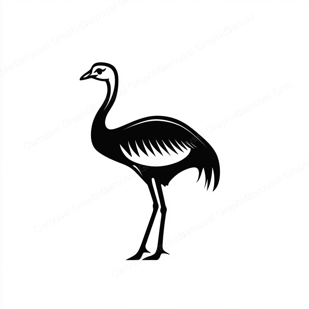 Ostrich Vector Graphic preview