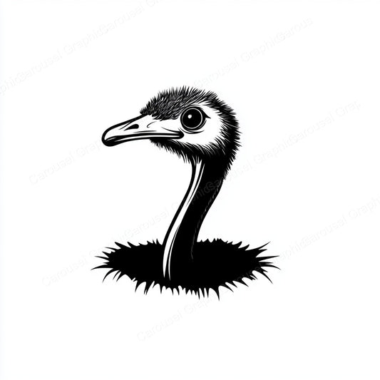 Ostrich Vector Graphic preview