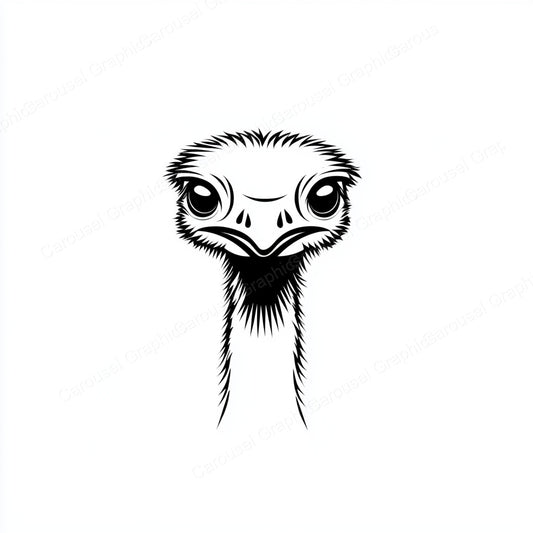 Ostrich Vector Graphic preview