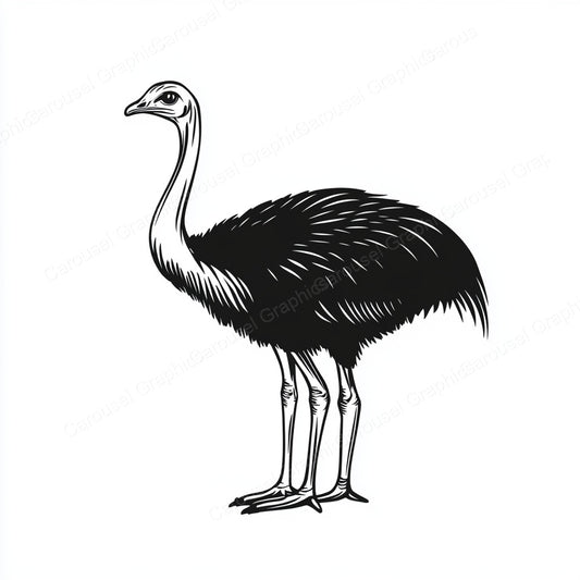 Ostrich Vector Graphic preview