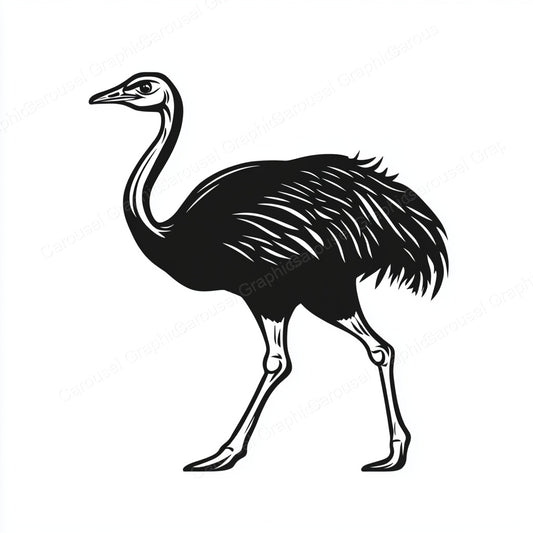 Ostrich Vector Graphic preview