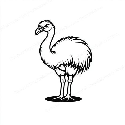 Ostrich Vector Graphic preview