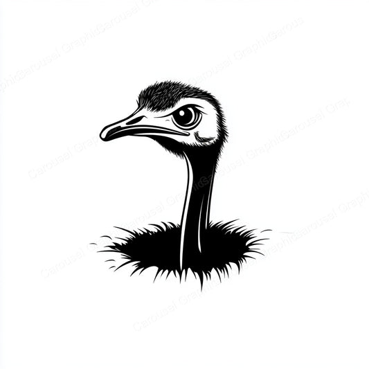 Ostrich Vector Graphic preview