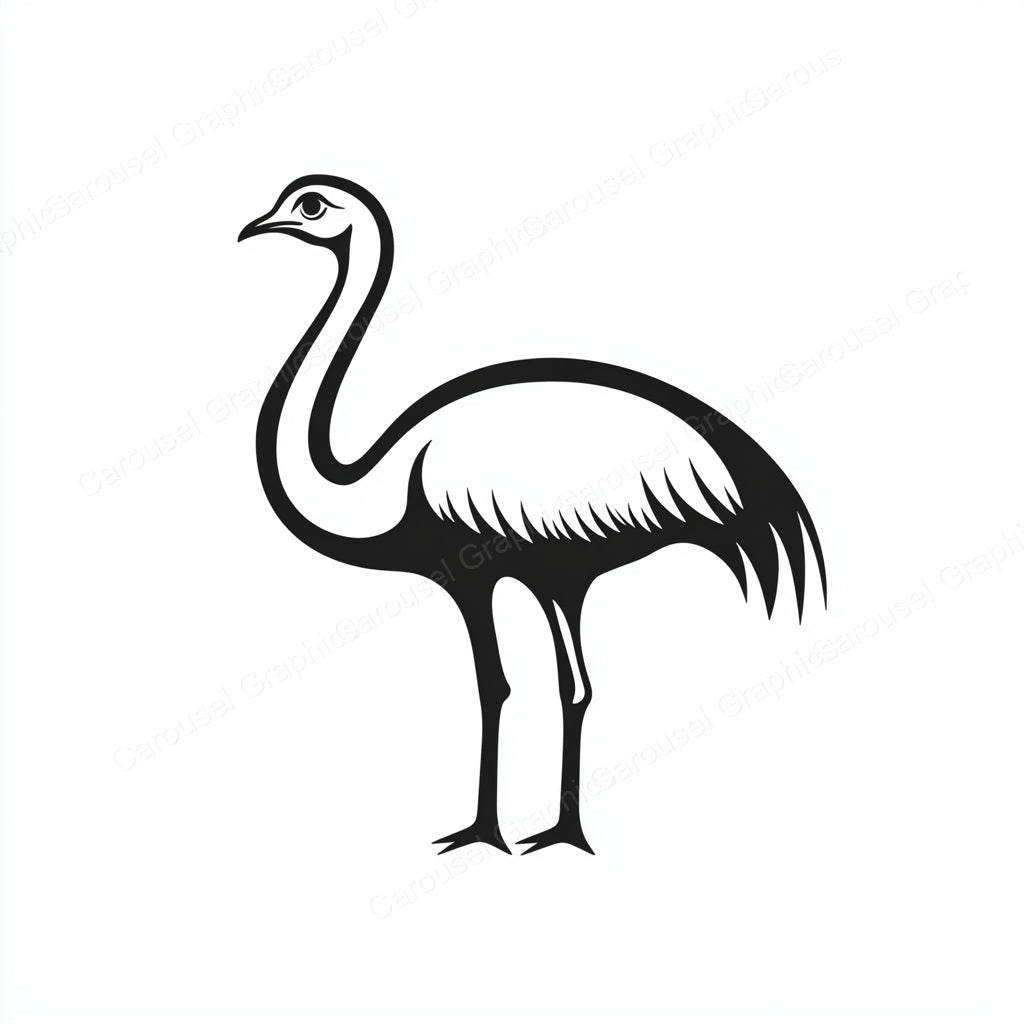 Ostrich Vector Graphic preview