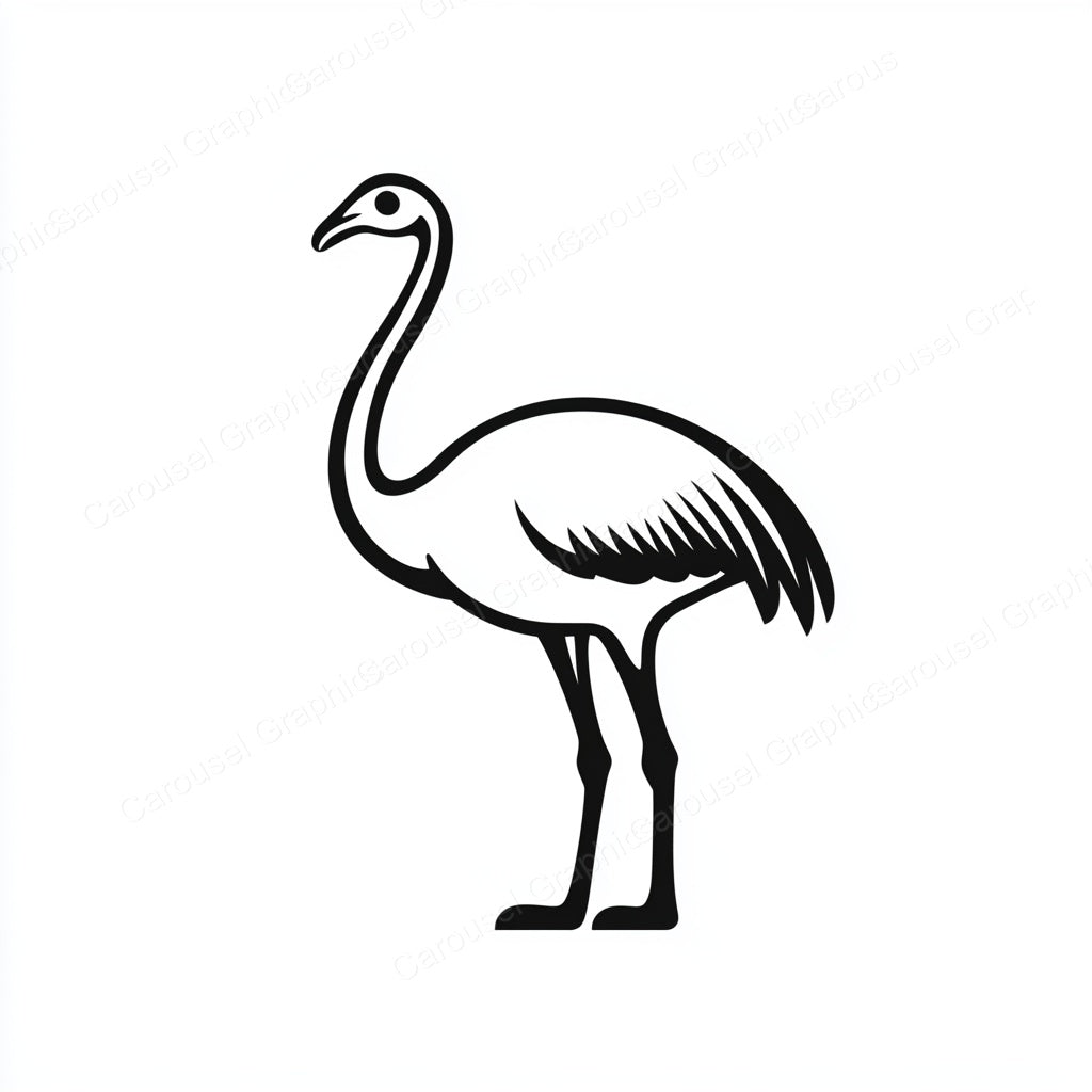 Ostrich Vector Graphic preview