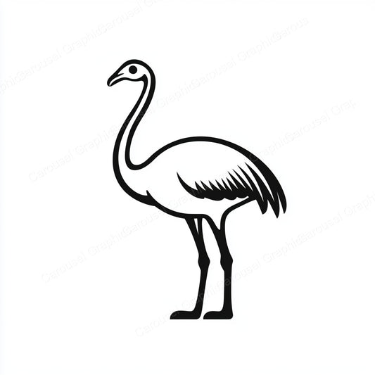 Ostrich Vector Graphic preview