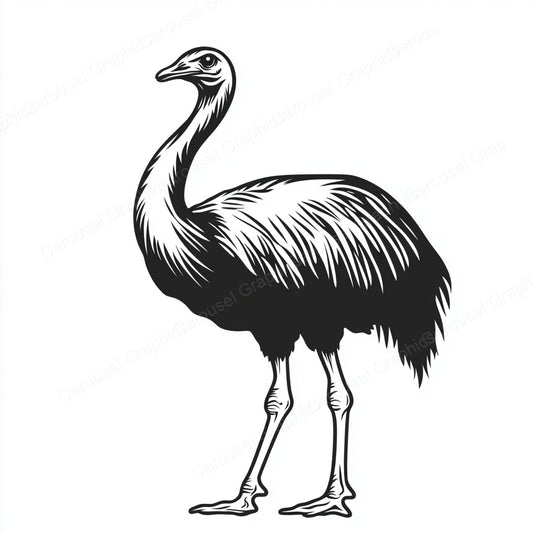 Ostrich Vector Graphic preview