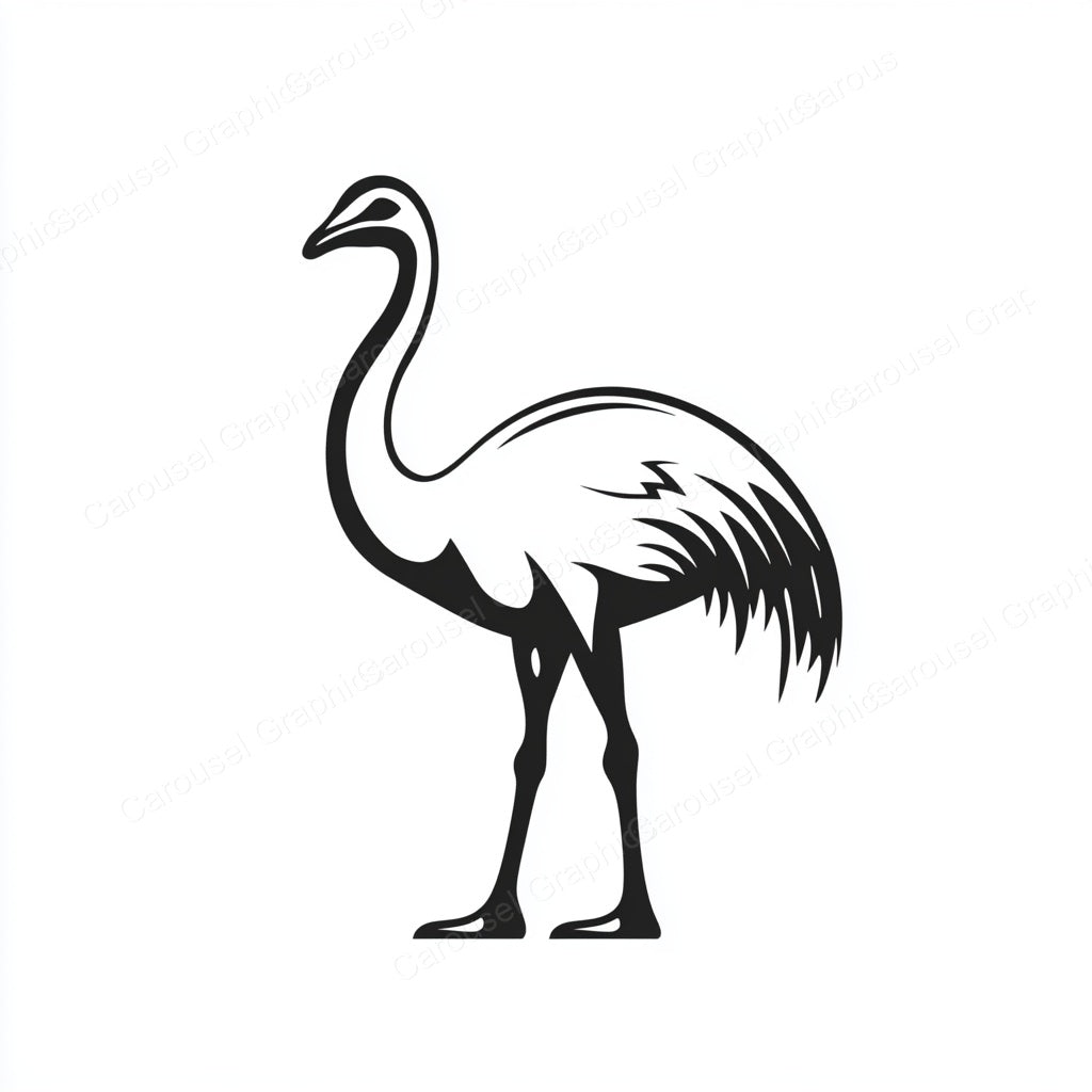 Ostrich Vector Graphic preview
