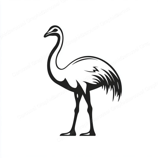 Ostrich Vector Graphic preview