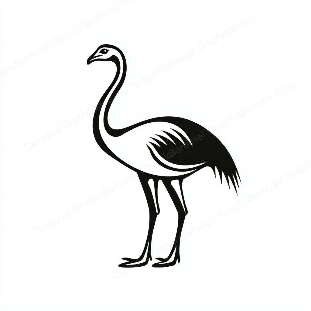 Ostrich Vector Graphic preview