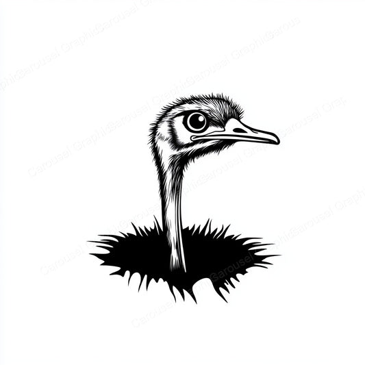 Ostrich Vector Graphic preview