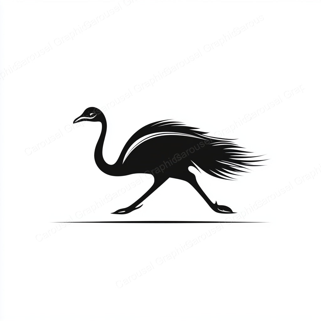 Ostrich Vector Graphic preview