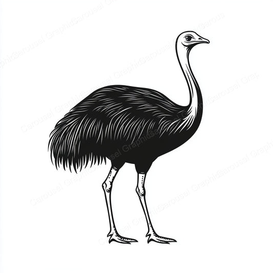 Ostrich Vector Graphic preview