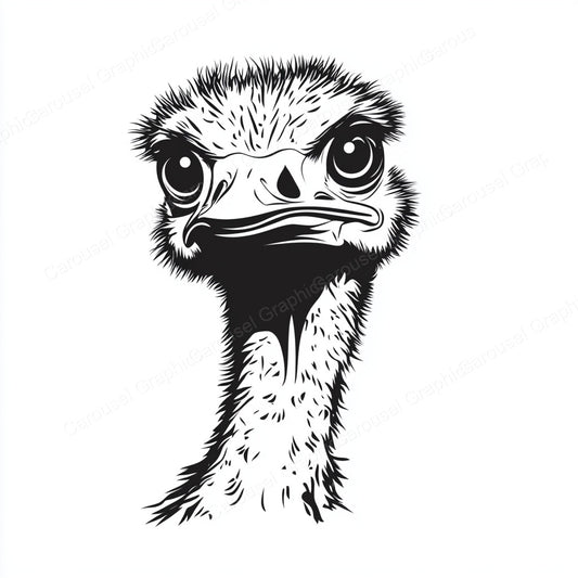 Ostrich Vector Graphic preview