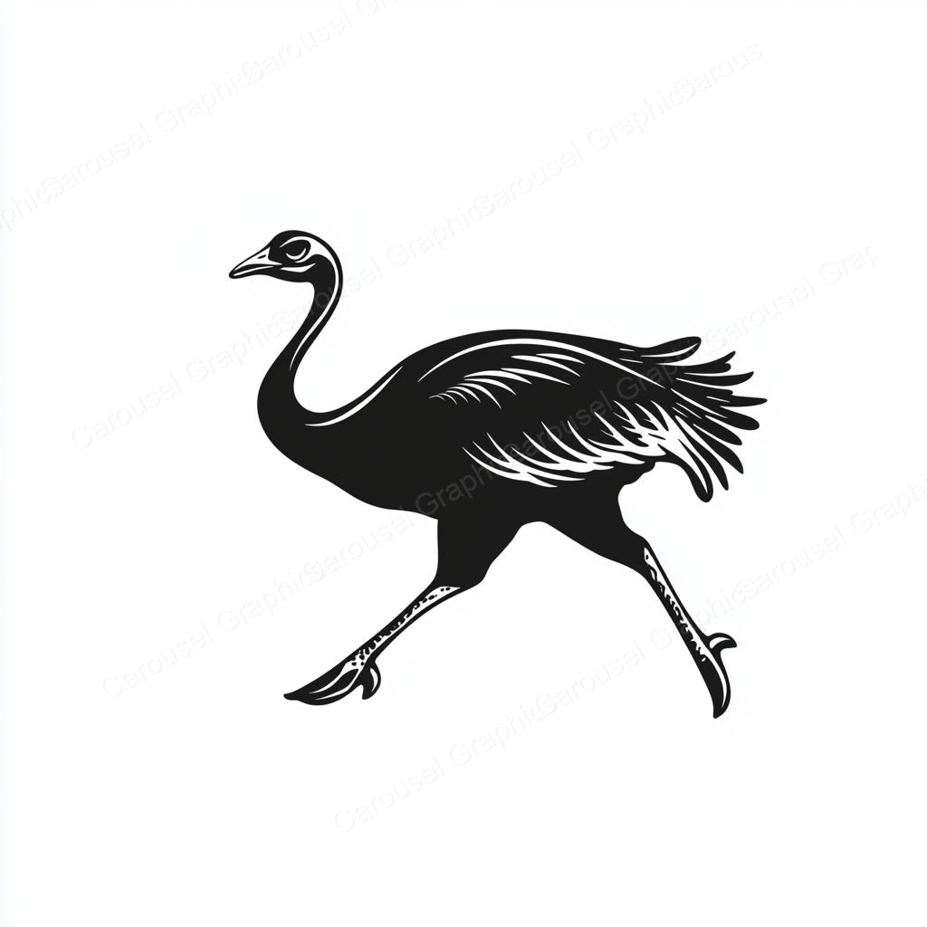 Ostrich Vector Graphic preview