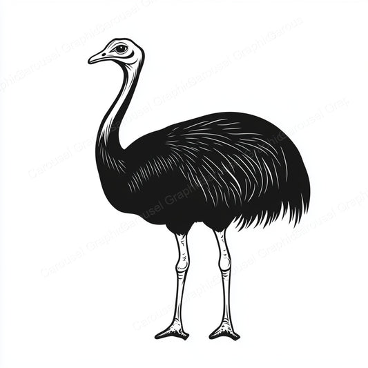 Ostrich Vector Graphic preview