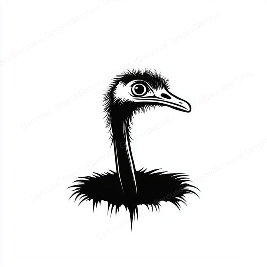 Ostrich Vector Graphic preview