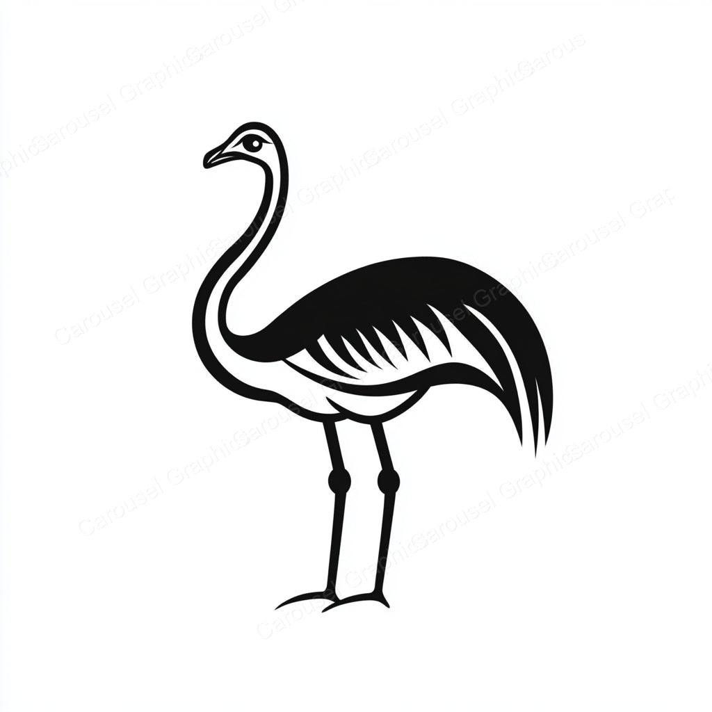 Ostrich Vector Graphic preview