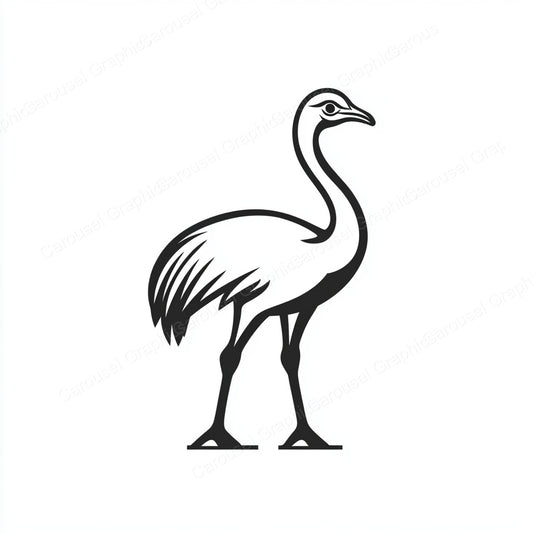 Ostrich Vector Graphic preview