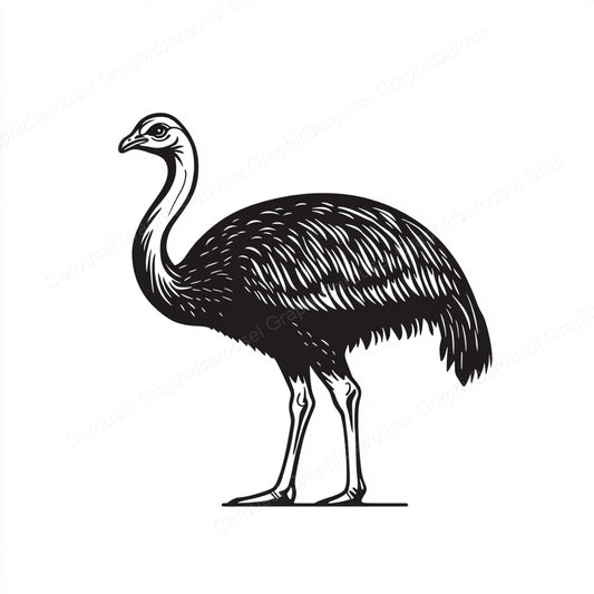 Ostrich Vector Graphic preview