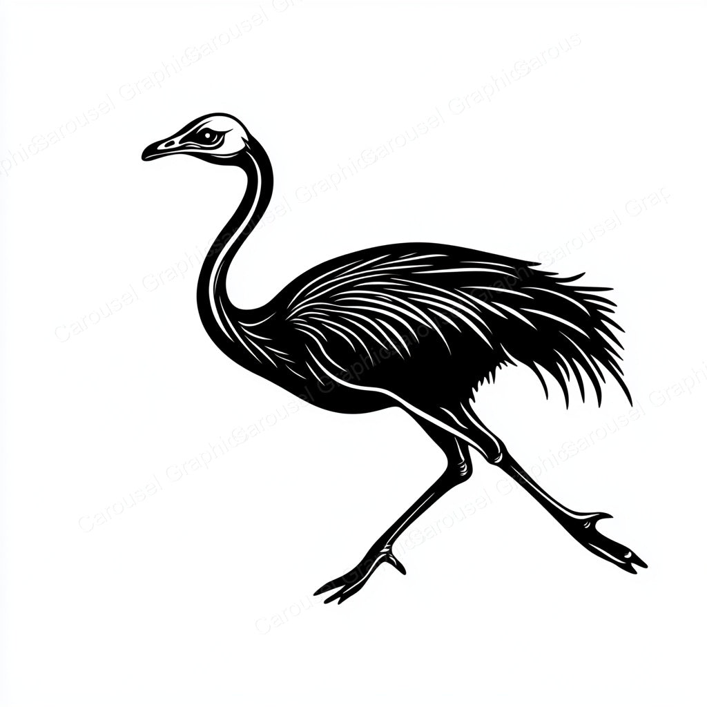 Ostrich Vector Graphic preview