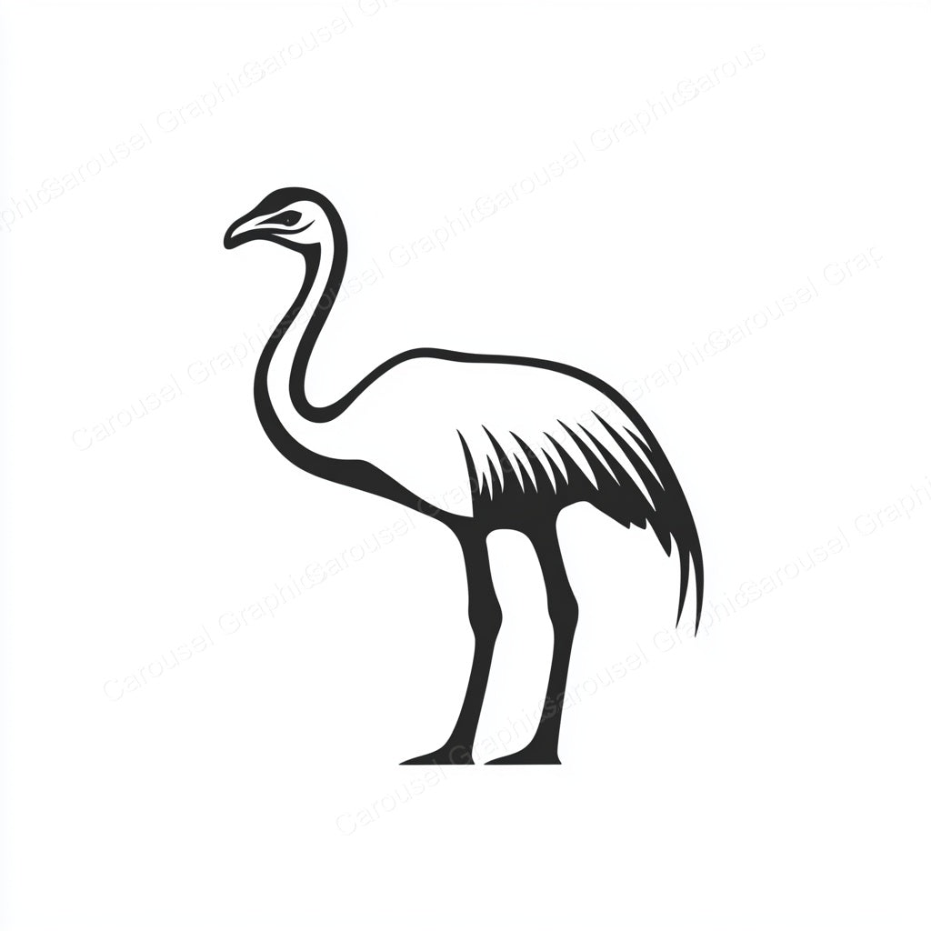 Ostrich Vector Graphic preview