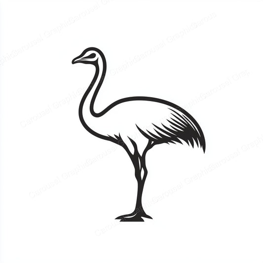 Ostrich Vector Graphic preview