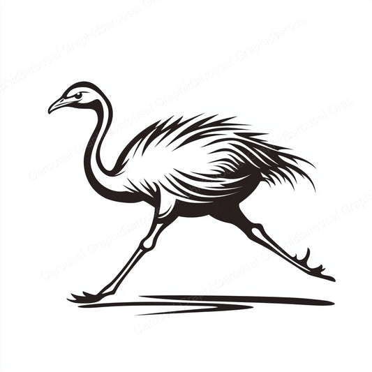 Ostrich Vector Graphic preview